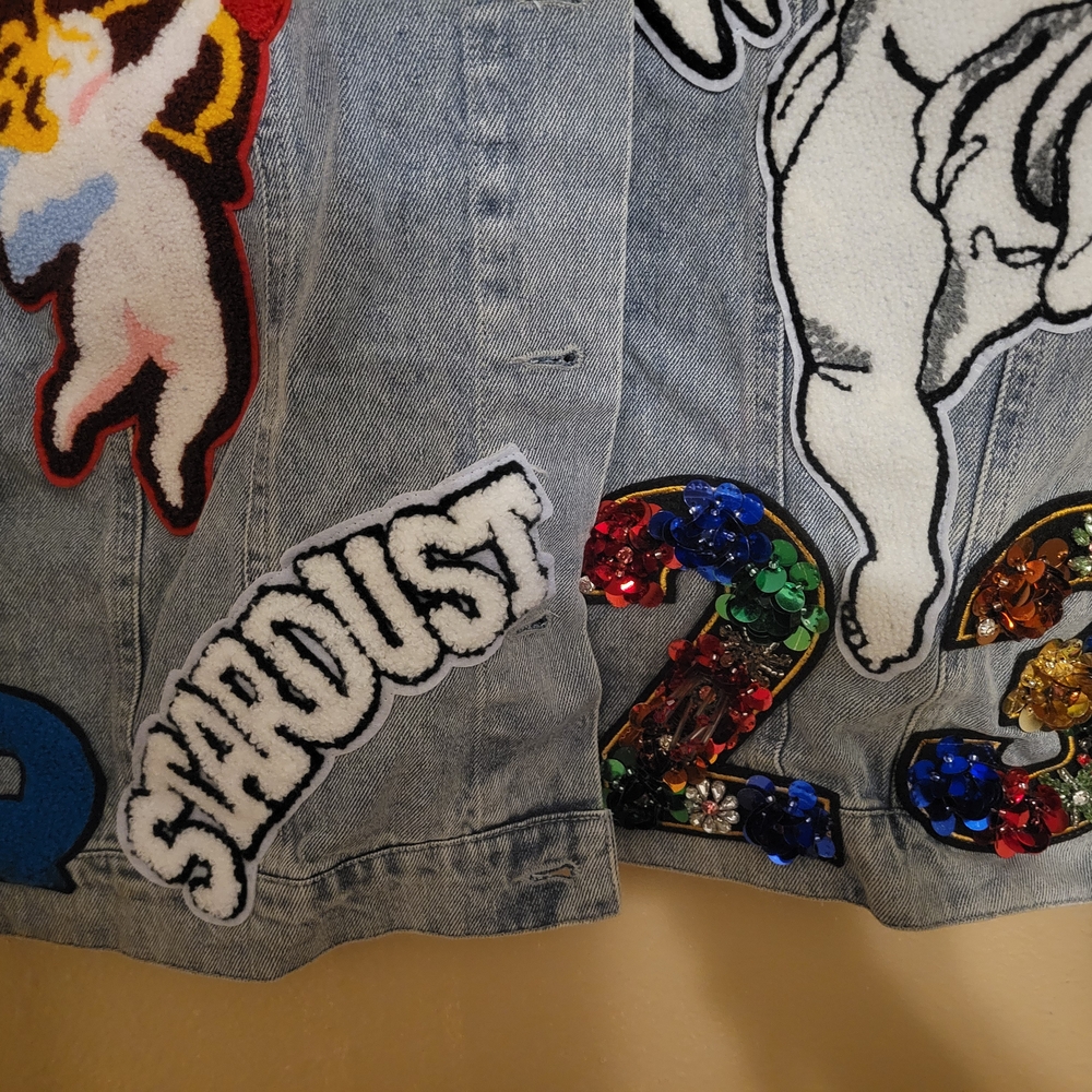 AKIRA Multicolor Graphic Jean Jacket - Picture 2 of 9
